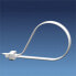 Фото #1 товара Panduit Cable Tie - 2-Piece - 27.5"L (699mm) - Light-Heavy - Nylon - Natural - 50pc - Nylon - 699 mm