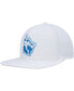Men's White Cheyney Wolves Mascot Evergreen Wool Snapback Hat