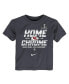 ფოტო #3 პროდუქტის Toddler Boys and Girls Anthracite Kansas City Chiefs Super Bowl LVIII Champions Parade T-shirt