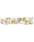 ფოტო #3 პროდუქტის EFFY® Diamond Scattered Baguette Cluster Band (7/8 ct. t.w.) in 14k Gold
