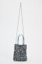 BEADED MINI BUCKET BAG