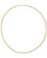 Фото #4 товара Macy's round Box Chain 22" Strand Necklace (3-3/4mm) in 10k Gold