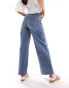 Фото #4 товара Pimkie wide leg jeans in light blue wash