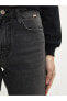 Jeans Yüksek Bel Mom Fit Cep Detaylı Kadın Jean Rodeo Pantolon