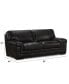 Фото #16 товара Myars 91" Leather Sofa, Created for Macy's