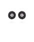 ფოტო #1 პროდუქტის Gold-Tone Pave Stone Clip On Stud Earrings