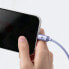 Фото #7 товара Kabel przewód do szybkiego ładowania i transferu danych USB Iphone Lightning 2.4A 1.2m fioletowy
