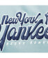 Women's Light Blue New York Yankees Open Back Twist-Tie Tank Top
