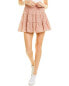 Фото #1 товара Daisy Lane Eyelet Mini Skirt Women's Pink L