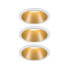 PAULMANN 934.06 - Recessed lighting spot - Non-changeable bulb(s) - 1 bulb(s) - 6.5 W - 460 lm - Gold - White