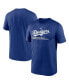 Фото #1 товара Men's Royal Los Angeles Dodgers 2023 Postseason Authentic Collection Dugout T-shirt