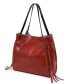 Women's Genuine Leather Daisy Tote Bag