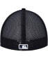Фото #4 товара Men's White, Navy Cleveland Guardians 2023 On-Field Batting Practice Low Profile 59FIFTY Fitted Hat