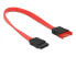 Delock 83952 - 0.2 m - SATA III - SATA 7-pin - SATA 7-pin - Male/Female - Black,Red