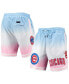 ფოტო #2 პროდუქტის Men's Blue, Pink Chicago Cubs Team Logo Pro Ombre Shorts