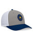 ფოტო #4 პროდუქტის Men's Gray/Navy Michigan Wolverines Rob Trucker Adjustable Hat