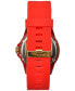 ფოტო #5 პროდუქტის Unisex 71st Red Silicone Strap Watch 44mm