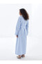 LCW Modest Düz Uzun Kollu Kadın Gömlek Elbise