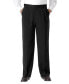 Big & Tall KS Signature Collection No Hassle Classic Fit Expandable Waist Double-Pleat Dress Pants