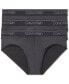 ფოტო #1 პროდუქტის Men's 3-Pack Microfiber Stretch Low-Rise Briefs Underwear