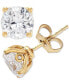 ფოტო #1 პროდუქტის IGI Certified Lab Grown Diamond Stud Earrings (2 ct. t.w.) in 14k White Gold or 14k Gold