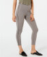 Hue 252609 Houndstooth Knit High-Waist Cropped Skimmer Leggings Size XS