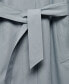 Фото #9 товара Women's Belted Cotton Trench Coat