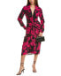 Фото #1 товара Michael Kors Collection Floral Shirtdress Women's Purple 2