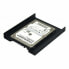 Фото #2 товара Металлический адаптер для жесткого диска 2.5" на 3.5" CoolBox COO-AB3525M Чёрный