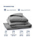 Cotton Goose Down Feather Fiber Comforter, California King