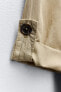 Фото #14 товара Тренч oversize из ткани с эффектом потертости — zw collection ZARA