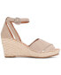 Фото #5 товара Women's Charli Ankle-Strap Espadrille Wedge Sandals