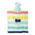 Фото #1 товара EUREKAKIDS Poncho towel for children ideal for pool and beach - hello summer stripes poncho