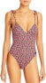 Solid & Striped 285607 Womens The Olympia One-Piece, Size Small, Red