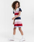 ფოტო #2 პროდუქტის Big Girls Rugby Stripe Dress