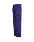 ფოტო #2 პროდუქტის Women's Royal, Red Kansas Jayhawks Arctic T-shirt and Flannel Pants Sleep Set