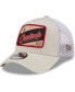 Фото #2 товара Men's Khaki, White Arizona Cardinals Happy Camper A-Frame Trucker 9FORTY Snapback Hat