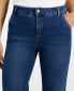Фото #4 товара Petite High-Rise Cropped Wide-Leg Jeans, Created for Macy's