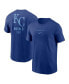 ფოტო #1 პროდუქტის Men's Royal Kansas City Royals Large Logo Back Stack T-Shirt