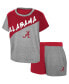 ფოტო #2 პროდუქტის Toddler Boys Heather Gray Alabama Crimson Tide Super Star T-shirt and Shorts Set
