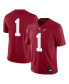 Фото #1 товара Men's 1 Crimson Alabama Crimson Tide Game Jersey