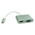 ROLINE 12.03.3215 - Silver - Adapter - Digital, Digital / Display / Video 0.1 m
