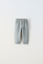 Фото #1 товара Льняные брюки с пуговицами ZARA