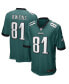 Фото #3 товара Men's Terrell Owens Midnight Green Philadelphia Eagles Game Retired Player Jersey