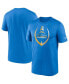 Фото #3 товара Men's Powder Blue Los Angeles Chargers Icon Legend Performance T-shirt