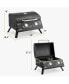 Фото #3 товара 2-Burner Propane Gas Grill 20000 BTU Outdoor Portable with Thermometer