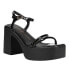Фото #2 товара Chinese Laundry Avianna Block Heels Platform Dress Womens Black Dress Sandals B