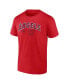 Men's Mike Trout Red Los Angeles Angels Player Name and Number T-shirt