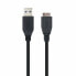 Фото #4 товара USB-C-кабель NANOCABLE 10.01.1101-BK Чёрный 1 m