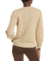 Фото #2 товара Lafayette 148 New York Blouson Sleeve Donegal Mohair & Wool-Blend Sweater